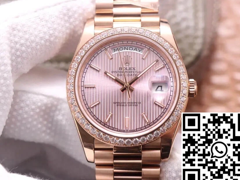 Factory Rose M228345RBR-0010 EW Rolex Gold Day Date 0426